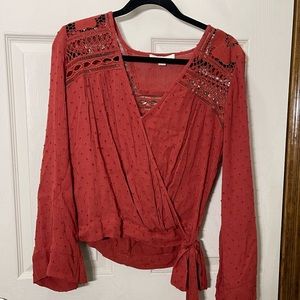 Small Lovestitch Wrap Shirt